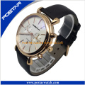 Lässige Schweizer Uhr Herren Business Wrist Watche Sport Quarz Leder Uhr